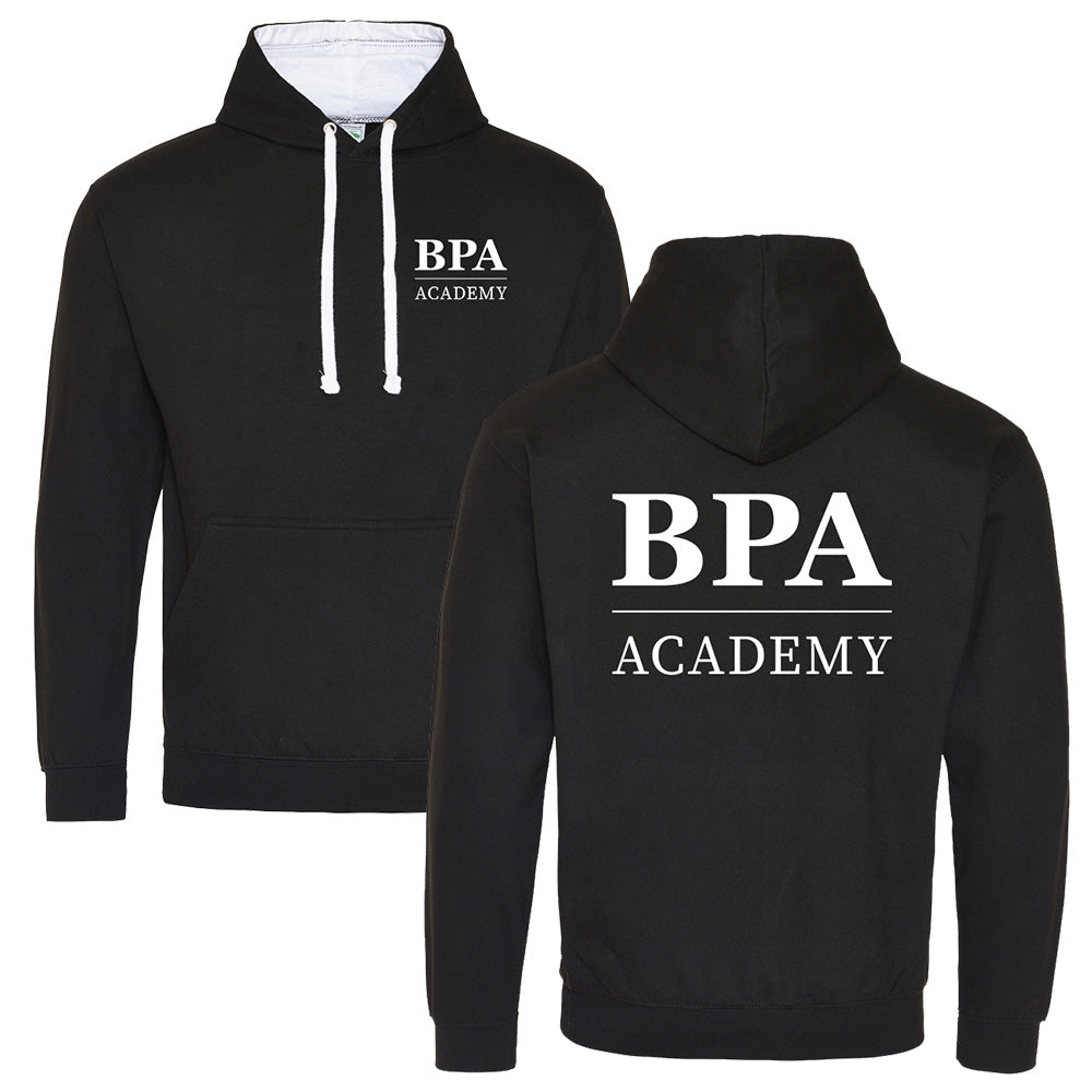 BPA Black & White Varsity Hoodie