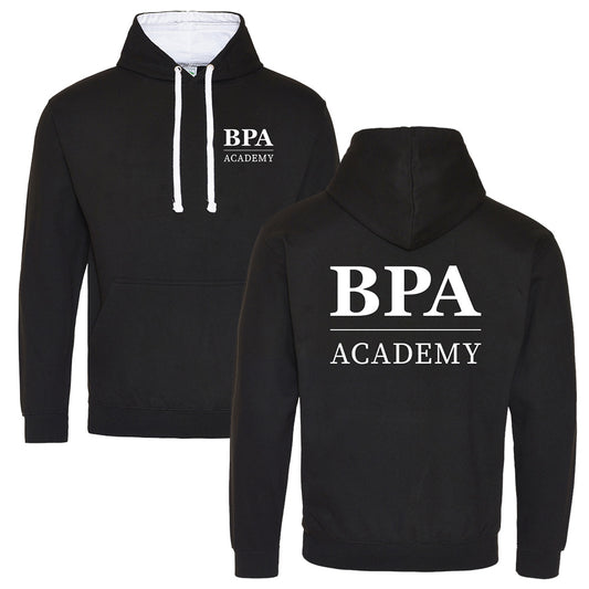 BPA Black & White Varsity Hoodie