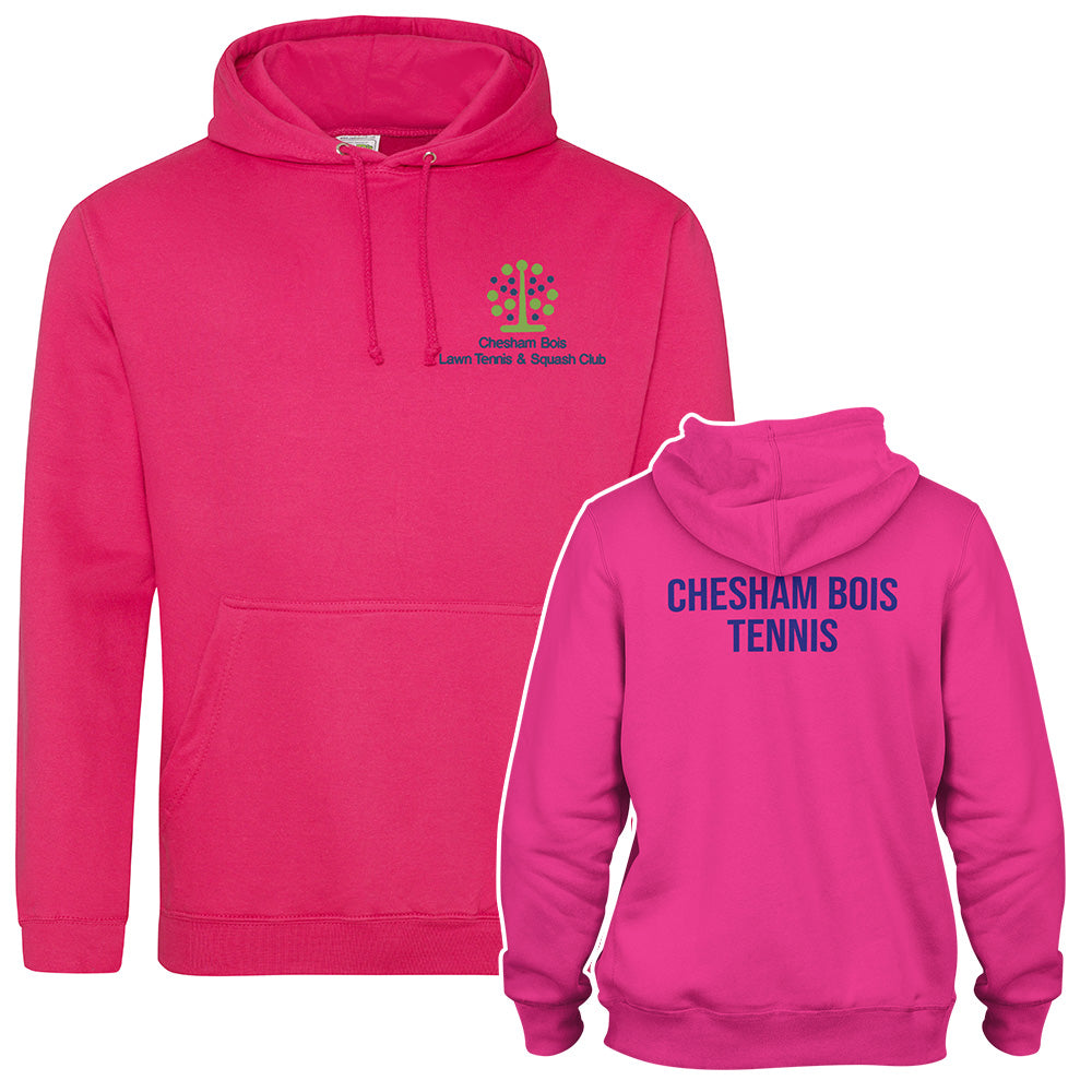 Chesham Bois Tennis Club Hot Pink Hoodie