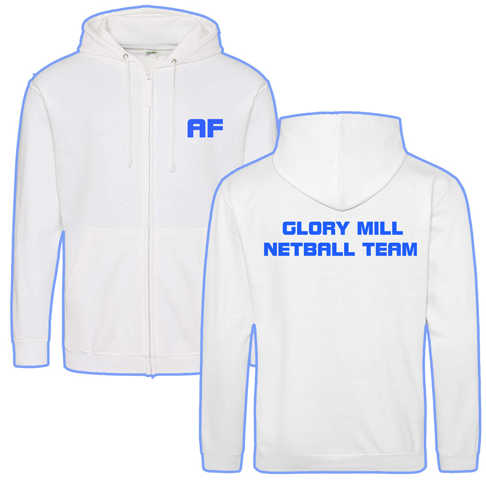 Glory Mill Netball Team Zipped Hoodie