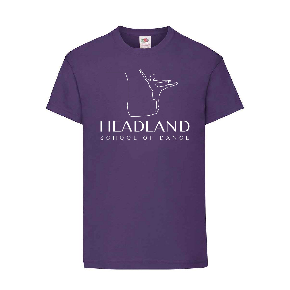 Headland School Of Dance Purple T-Shirt Kids