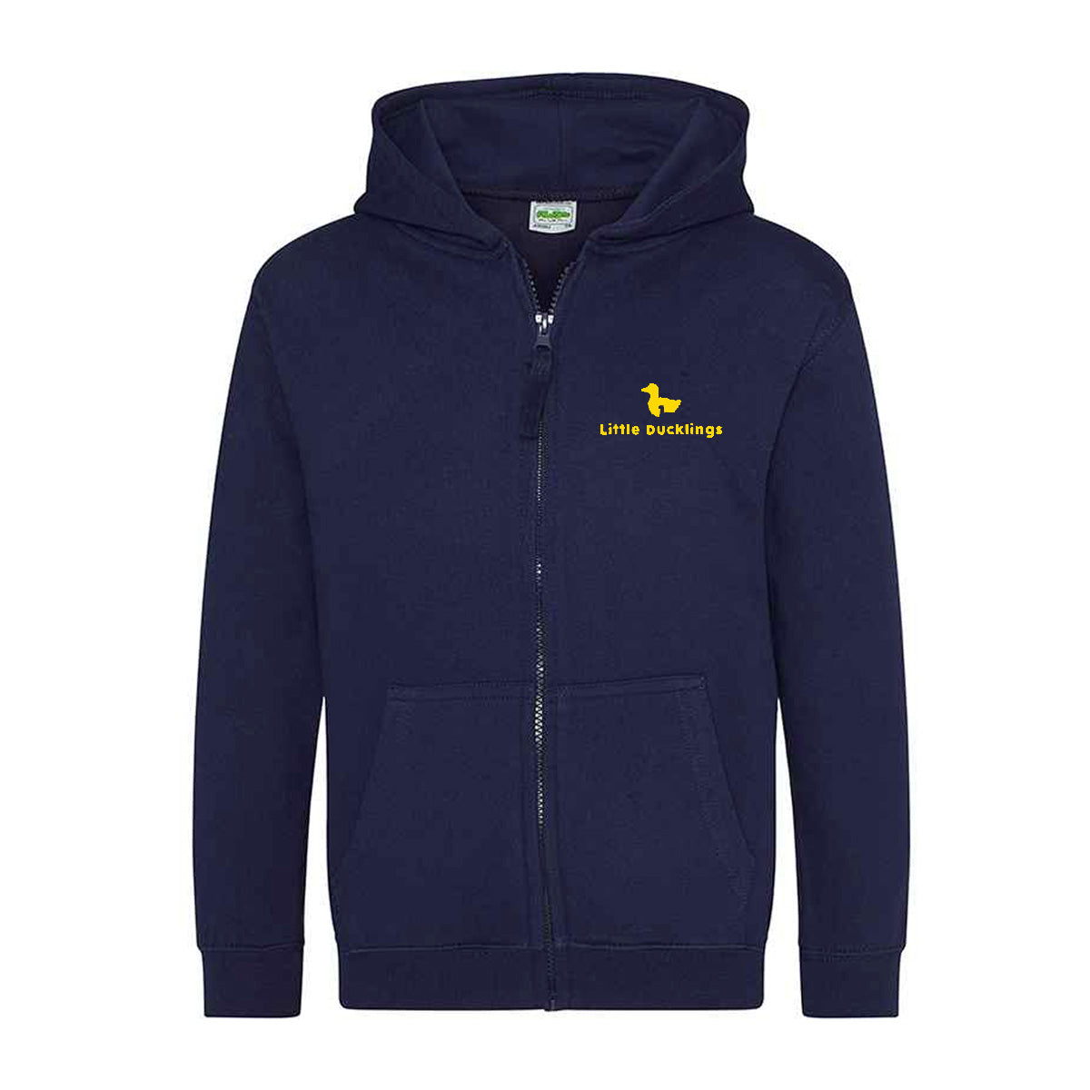 Little Ducklings Navy Zipped Hoodie Kids
