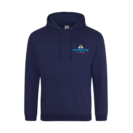 New Beginnings Navy Hoodie Kids