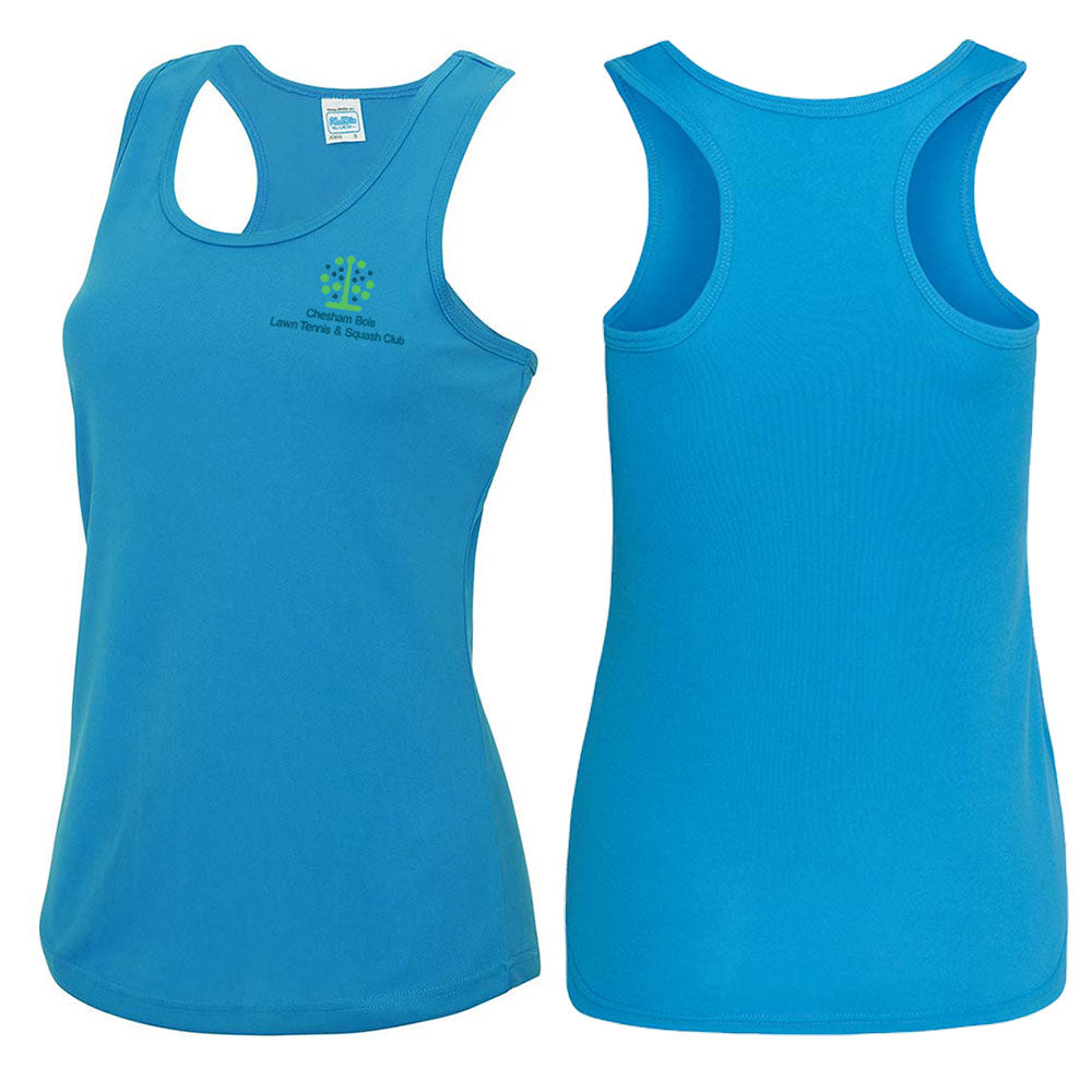 Chesham Bois Tennis Club Sapphire Blue Ladies Cool Vest