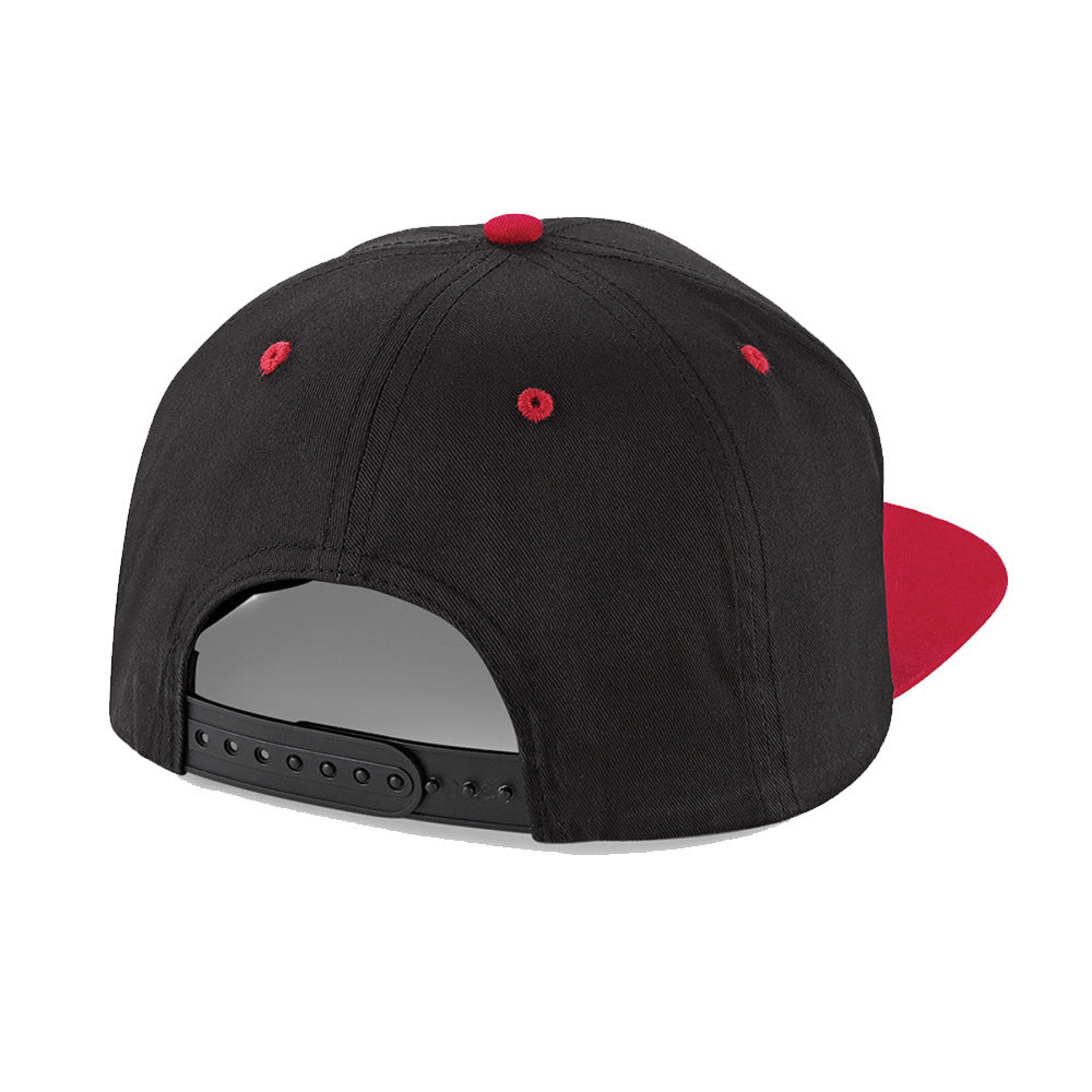 Red Gorilla 5 Panel Contrast Snapback - Black Logo