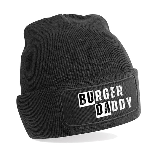 Burger Daddy Patch Beanie