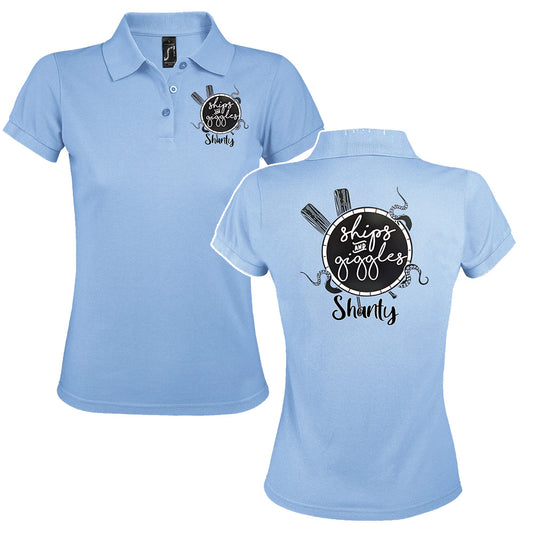 Ships & Giggles Shanty Ladies Fit Polo Shirt