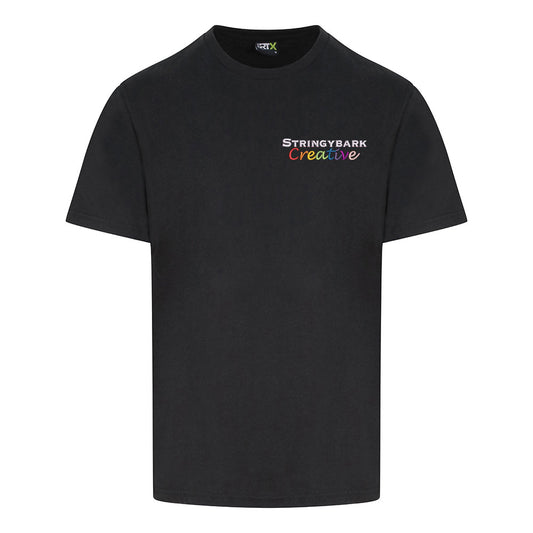Stringybark Creative Black T-Shirt