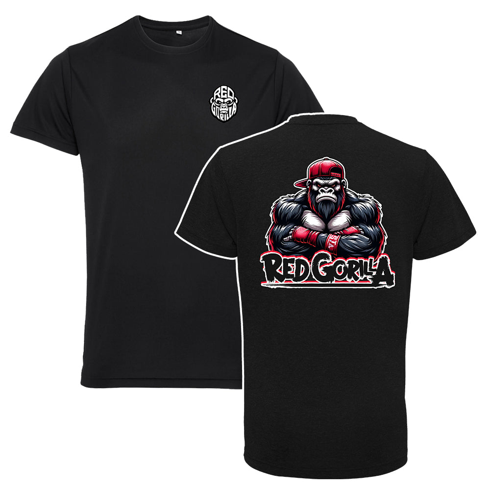 Red Gorilla TriDri Performance T-Shirt - Black logo