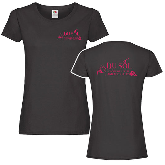 Du Sol Ladies Fit T-Shirt in Hot Pink or Black