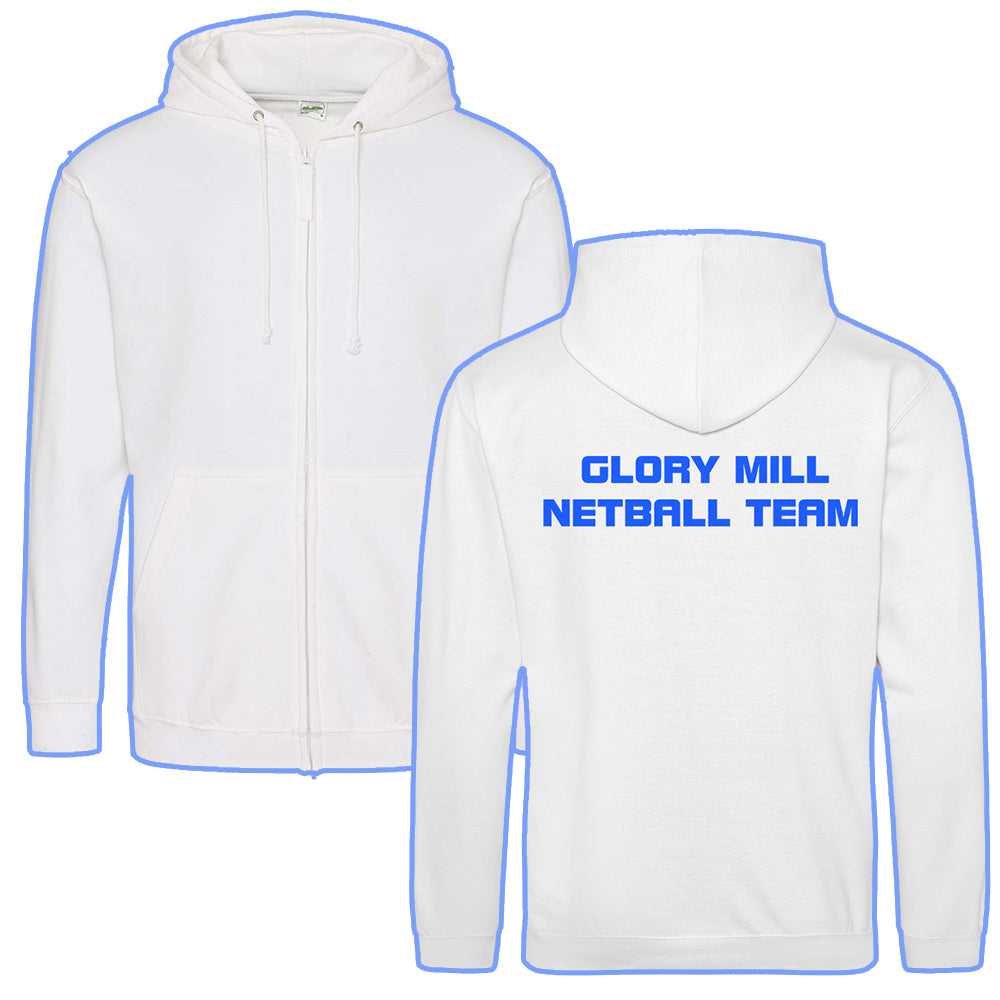 Glory Mill Netball Team Zipped Hoodie