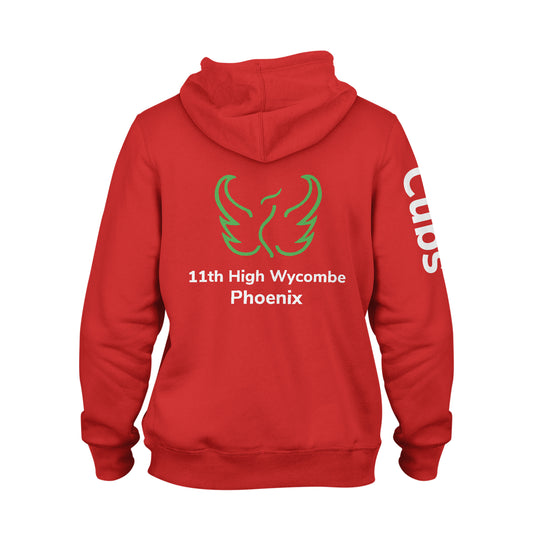 11th High Wycombe Phoenix Red Hoodie Cubs