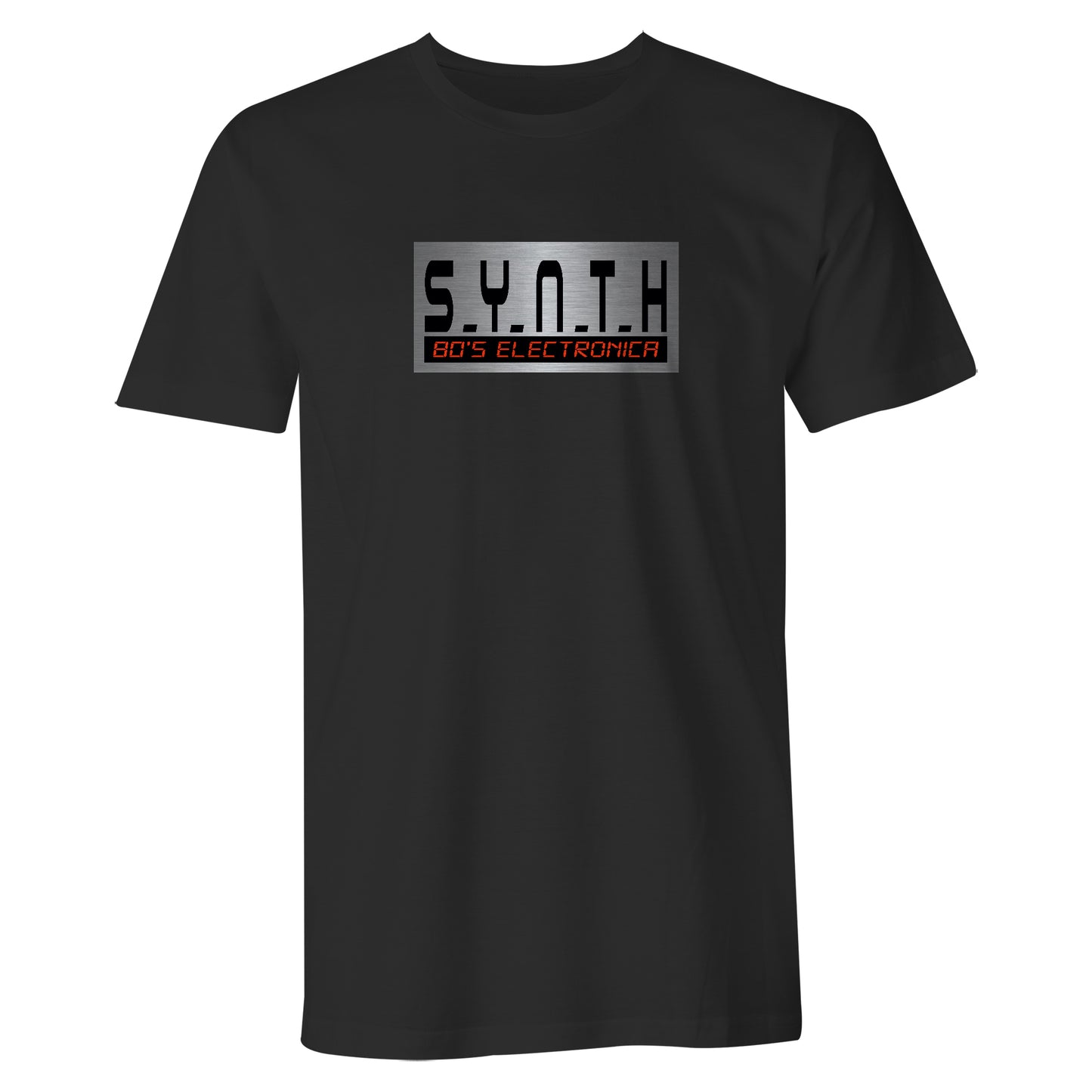 SYNTH Black T-Shirt Adults